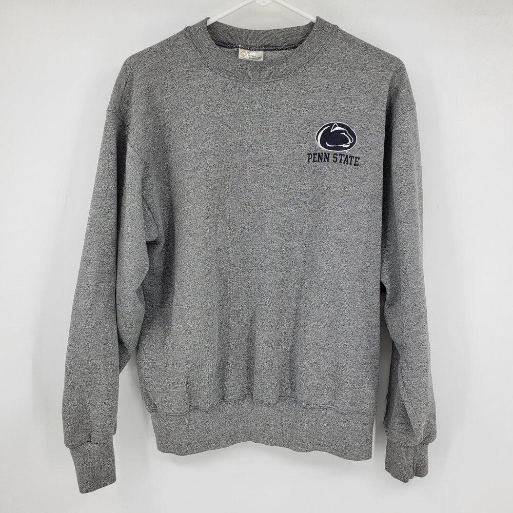 Vintage The Cotton Exchange Grey Penn State Nittany Lions‎ Pullover Crewneck Med